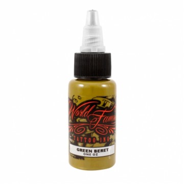 World Famous Ink Green Beret-4049